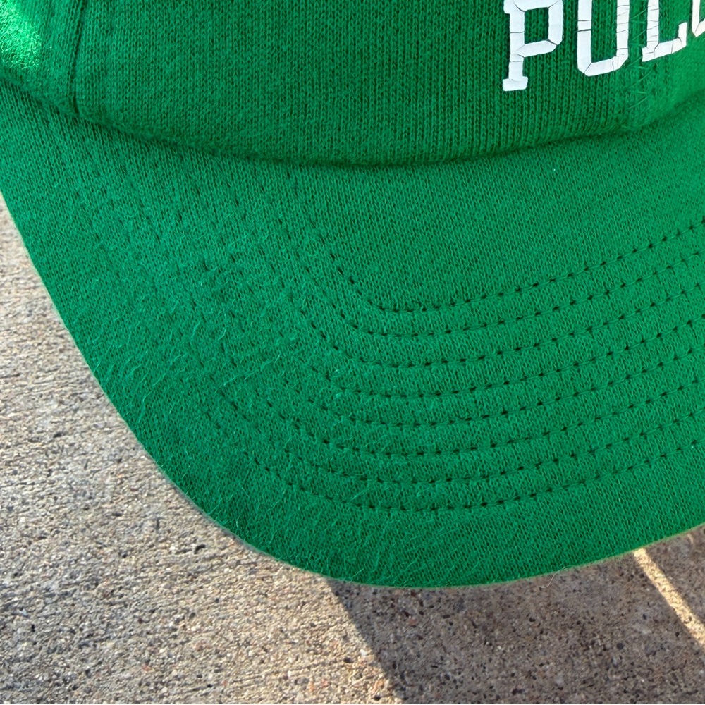 Polo Ralph Lauren 67 ATHL. DIV P-Wing Hat Cap Green Fleece Snapback One Size NWT - Picture 13 of 14